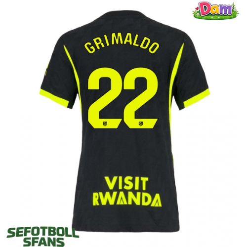 Atletico Madrid Alejandro Grimaldo #22 Bortatröja Kvinnor 2026-27 Kortärmad